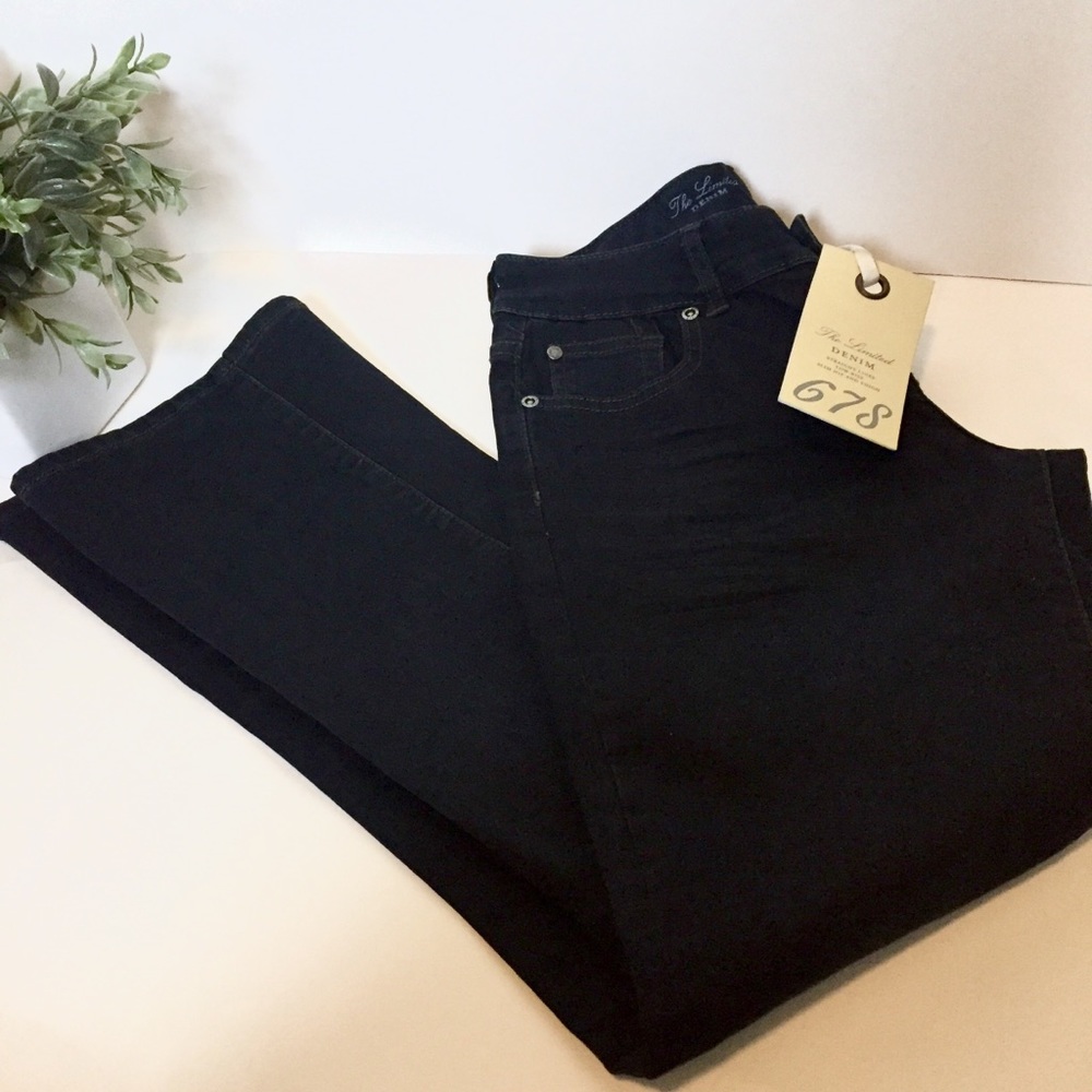 The Limited Denim slim bootcut jeans